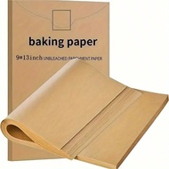 50/100/200pcs Value Pack Non-Stick Baking Parchment Paper, Baking Tray Liners, Disposable, Easy Clea