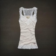 《Hollister Co.》A&amp;F 副牌 女款 Breakwall 質感蕾絲百搭小可愛背心【S】