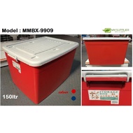 Maxonic 9909 Storage Box with Wheels (150 Litre)L79 x W59 x H49cm
