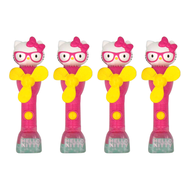 Hello Kitty 凱蒂貓 大頭玩具風扇 + 糖果  4個