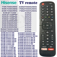 New universal Hisense remote control TV Compatible with 99% Hisense remote control