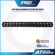 ATP Bold Series 20 30 50 Inch LED Light Bar with RGB Backlight (1 Piece)
