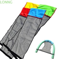 LONNGZHUAN Floating Water Hammock, Floating rods are not included Polyester Fibre Floating Bed,  Lightweight Foldable Pool Chair