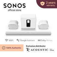 7.1.4 Sonos Arc Soundbar with Era 300 Pair and Sub - Dolby Atmos Smart Wireless Home Theater Sound S