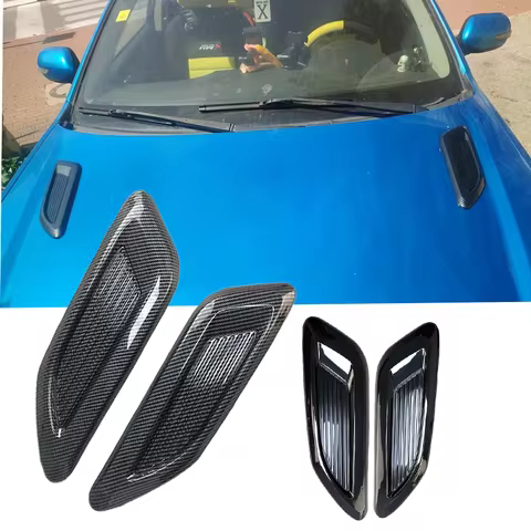 Universal Car Hood Scoop Air Flow Vents Cover For Golf 4 5 6 7 Fiat 500 Ford Focus Mk2 Mazda Cx5 Nis