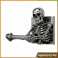 [Toolroom] Skeleton Bath Tissue Holder Unique Bath Tissue Holder with Skeleton Hardware Quirky Scary