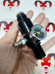 REGULATOR FOR PCP ADJUSTABLE GERMAN DISC M18x1.5 SINGLE GAUGE