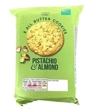 Marks and Spencer Pistachio & Almond All Butter Cookies 200g x1 Soft Butter filled with Nuts Delicio