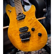 EVH Wolfgang WG Standard QM Electric Guitar, Baked Maple FB, Transparent Amber