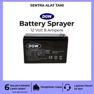 Baterai Sprayer DGW 8 Ampere Berkualitas