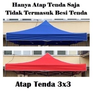 Teal Atap Tenda Lipat 3x3