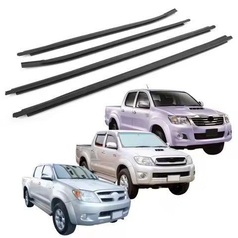 Artudatech Rubber Door Weatherstrip TGN16 Toyota Seal Glass BS4 For GGN25 RH+LH 05-15 Hilux Car Acce