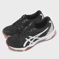 Asics 排球鞋 GEL-Rocket 11 女鞋 黑 白 抗扭 羽桌球 室內球場 運動鞋 亞瑟士 1072A093002