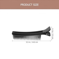 2pcs Hair Sectioning Clips Stylist Nonslip Hair Clips Comb for Professional Salon Sectioning Hairs D