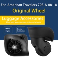 79B-A-08-18 Suitcase Wheels Handcart Box Wheels Travel Box Universal Wheels for American Travel