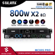 SHALANRA MC80S PRO Outdoor Amplifier Digital Amplifier 8 Ohm Amplifier 800Wx2 Channels Suitable for 
