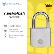 Yale Y120B Padlock/40/125/1 | 3 Keys Original