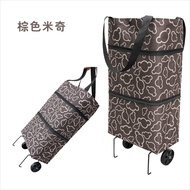 ‍🚢Factory Direct Supply Wheel Bag Shopping Wheel Shopping Bag Folding Shopping Bag Convenient Trolley Trolley Trolley Ba