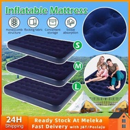 Folding Inflatable Bed Flocked Air Bed / Air Mattress Outdoor Sleeping Bed Tilam Angin Camping Queen