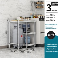 Stainless Steel Gas Stove Rack Kitchen Gas Rack Kabinet Dapur Gas Rak Dapur Gas Rak Memasak Besi