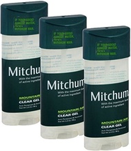 [USA]_Mitchum For Men Anti-perspirant  Deodorant, Power Gel, Mountain Air, 3.4 Oz / 96 Gr (pack Of 3