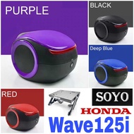 Combo Set Monorack Soyo Honda Wave125i Top Box Alien ABS Tail Box Siput 02 Accessories Motor W125i W
