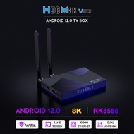H96กล่องสมาร์ททีวีสูงสุด8กิกะไบต์12 11 RK3588 Wifi TVBOX 8K V58 H96MAX V56กล่องสมาร์ททีวี Youtube Se
