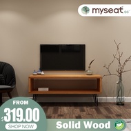 MYSEAT.sg DOME Solid Wood TV Console