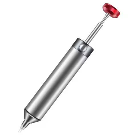Solder Sucker Device, Solder Sucker Tool No Clog, Desoldering Pump, Manual Solder Remover, Heat Resi