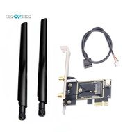 PCIE WiFi Card Adapter Wireless Network Card M2 NGFF Bluetooth Converter for Desktop Wi-Fi 8260 8265