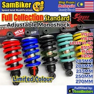 API Racing Adjustable Monoshock Absorber 203MM 208MM 233MM 250MM 270MM LC135 Y15ZR RS150 Y125Z FZ150