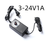 【Miễn phí vận chuyển】NAYA Bộ Đổi Nguồn Có Thể Điều Chỉnh AC/DC 100-220V Sang DC 3-24V 1A/3-12V 2A Đi