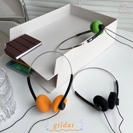 GILDAI Classic Vintage-80's Headphones, Fashion Portable Wired Small Headphones, Sports ABS Adjustab