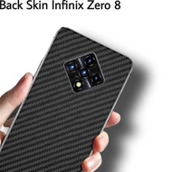Skin Carbon INFINIX ZERO 8 - Back Skin Handphone Protector Garskin