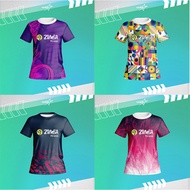 2025 Zumba outfit dry fast Drifit Shirt Rainbow Fitness gym Black print Tshirts Women T Shirt Femme 