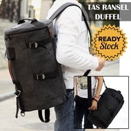 Tas Ransel Barrel Mountaineering Duffel Travel Bag Kanvas Canvas Multifungsi Jinjing Selempang Bahu