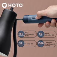 HOTO Kjmp97ไขควงชาร์จไฟได้ขนาดมินิไฟฟ้าลิเธียม3.6V ไร้สายปรับเองอัตโนมัติ2 In 1