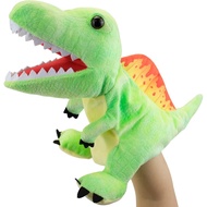 Boneka Tangan, Boneka untuk Kanak-Kanak, Boneka Tangan Dinosaur, Mainan Dinosaur, Boneka Plush, Bone
