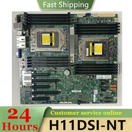 Supermic H11DSi-NT  H11DSi（Ver 2.0） Motherboard Socket SP3 240W TDP for Dual AMD EPYC 7001/7002/AMDE