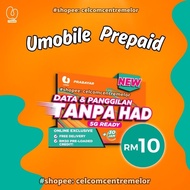 SIMKAD PREPAID UMOBILE 5G UNLIMITED 2X LEBIH PANTAS