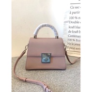 Ready Stock Malaysia CNK structured Bag ( Pink purple )