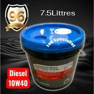 10W40 ENGINE OIL DIESEL 7.5L ORIGINAL 96 JUSTINJARELL