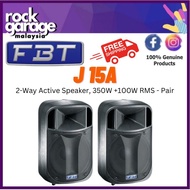 FBT J15A, 2-Way Active Speaker, 350W +100W RMS - Each/Pair ( J 15A / J-15A / FBT )