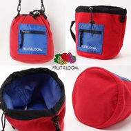 FRUIT OF THE LOOM. Drawstring Shoulder Bag