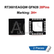 2pcs/lot RT6585BGQW RT6585B QFN-20 RT3601EBGQW RT3601EB QFN-28 Marking 3H 3H= 3H=1B 3H=1M 3H=1E 3H=1