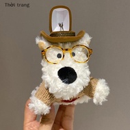 SEHENA Cute Violin Brown Bear West Highland Dog Plush Doll Ring Display Box Jewelry Organizer Gifts