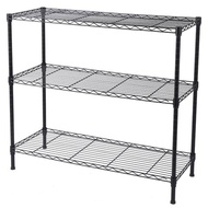 WEKITY Storage Rack, 3-Layer Adjustable Shelves, Heavy-Duty Storage Rack Units (With A Loading Capac