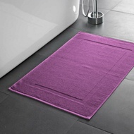 5 STAR HOTEL FLOOR MAT Bathroom Alas Kaki53*78cm/49*73cm (210g-260g) - สีขาว - เสื่ออาบน้ํา - พรมปูพ