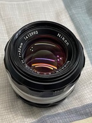 Nikon 50mm f1.4 non-AI 美品 老鏡 大光圈 底片相機