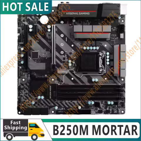 Original B250M MORTAR motherboard 64GB LGA 1151 DDR4 M-ATX motherboard 100% tested